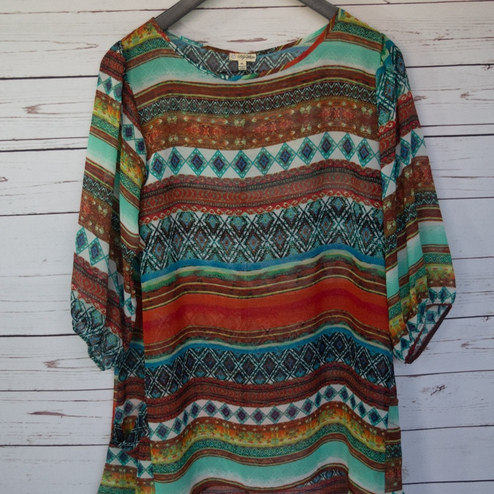 Lily White Bohemian blouse